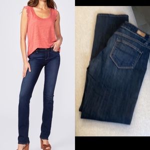 Paige Skyline Straight Jeans Size 25 dark wash